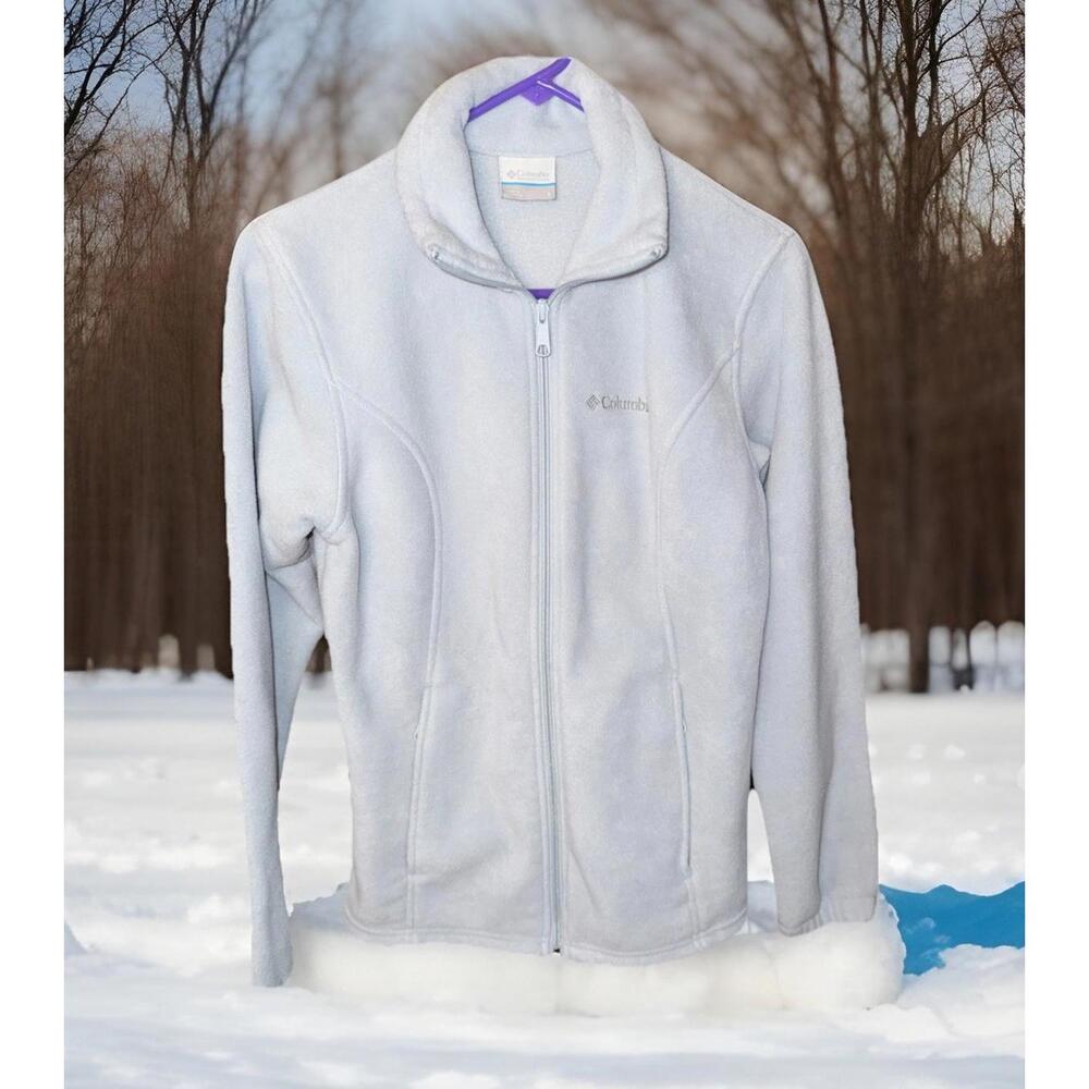 Columbia Benton Springs Full Zip Fleece Jacket- Women's Size S Charcoal Heather